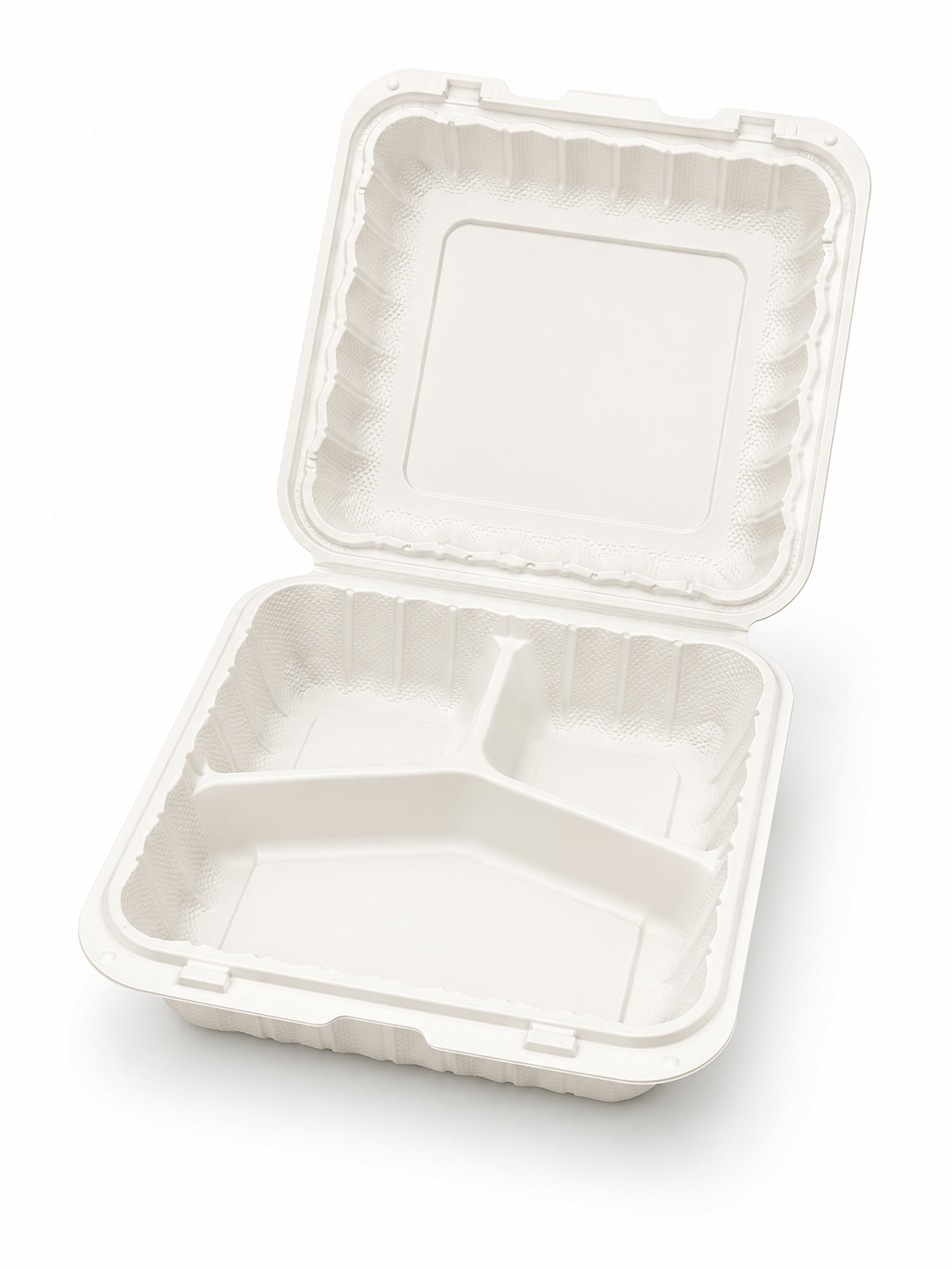 9-Inch 3-Compartment Clamshell Container (TS-993-1)