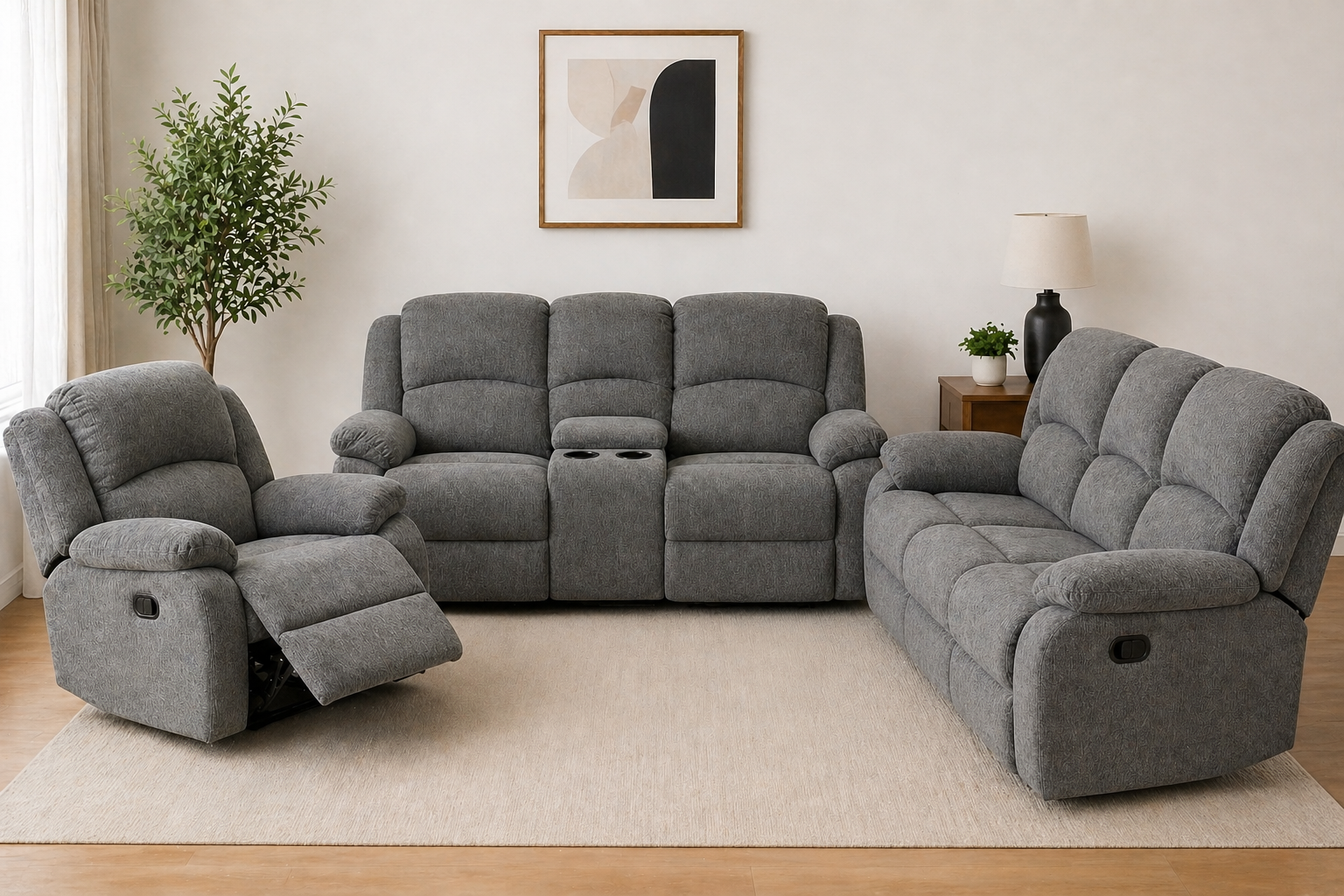 Grey Living Room Set