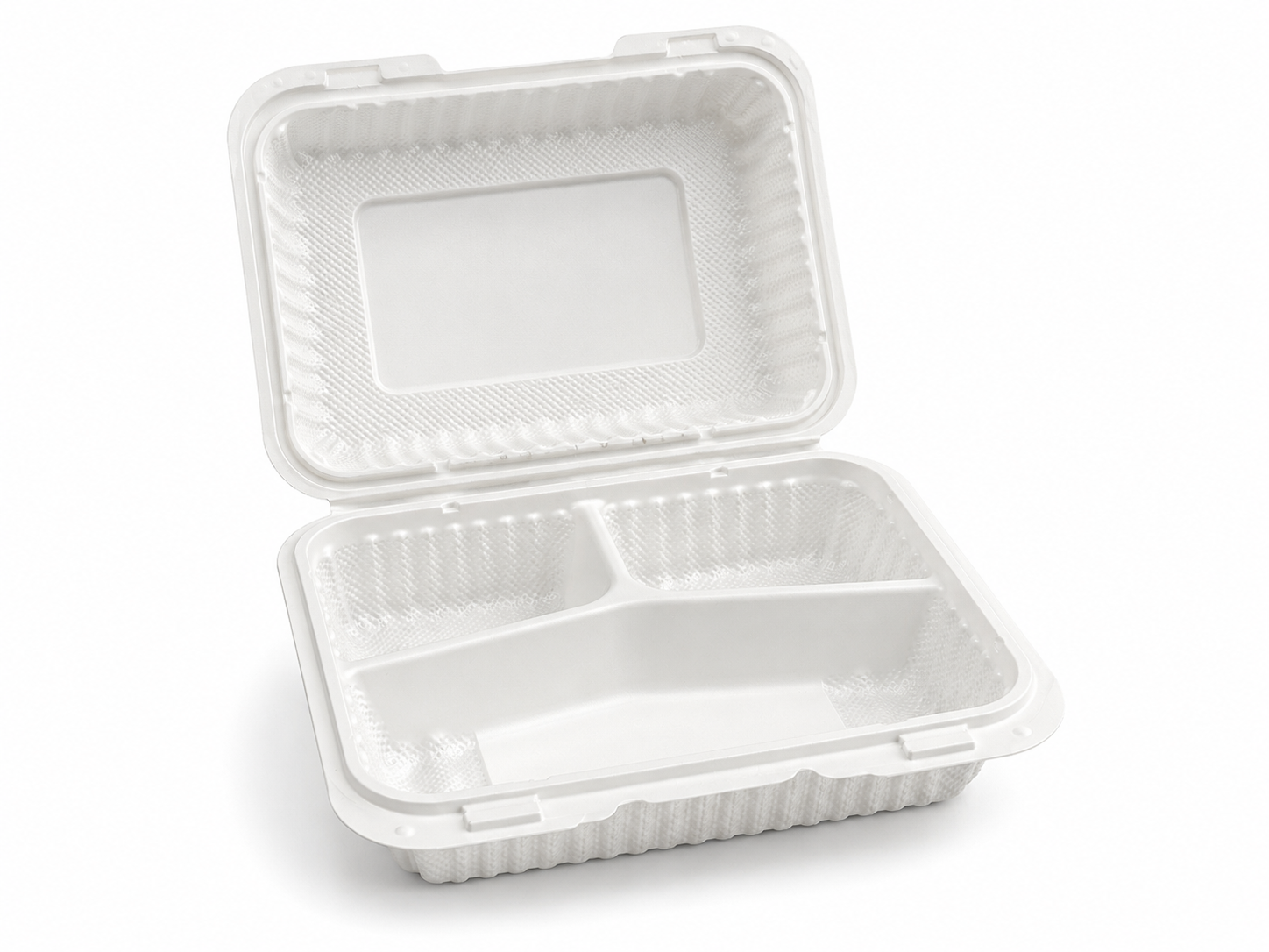 8-Inch 3-Compartment Square Container (EP-73)
